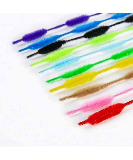 100Pcs Craft Pipe Cleaners Chenille Stems Assorted Colors Twisted Stick for DIY Art Crafts Decorations Kids Children Handmade...