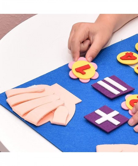 Felt Board Finger Numbers Counting Toy Math Numbers Montessori Teaching Learning Educational Sensory Toys for Toddlers Kids (...