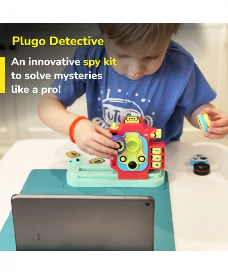 PlayInteractive STEM Toys - Plugo Detective (Spy Kit + App with STEM Games) - Educational Toy Gift for Kids 4-10 Years | Dete...