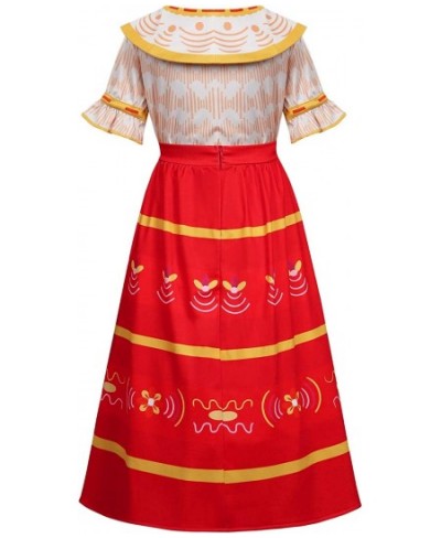 Kids Pepa/Luisa Madrigal Cosplay Costume Girls Dress Princess Uniform Dresses Shirt Skirt Outfits Party Birthday Suit $63.12 ...