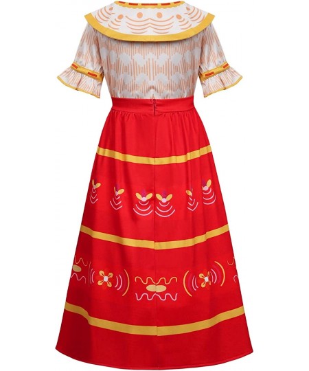 Kids Pepa/Luisa Madrigal Cosplay Costume Girls Dress Princess Uniform Dresses Shirt Skirt Outfits Party Birthday Suit $63.12 ...