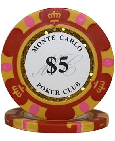 MRC 300pcs Monte Carlo Poker Club Poker Chips Set with Aluminum Case Custom Build $128.41 - Casino Equipment