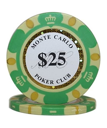 MRC 300pcs Monte Carlo Poker Club Poker Chips Set with Aluminum Case Custom Build $128.41 - Casino Equipment