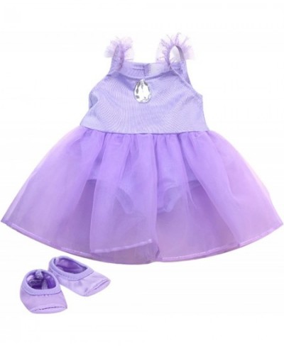 18 Inch Doll Ballet Outfit Lavender Ballet Leotard with Attached Skirt and Satin Ballet Slippers| Doll Sold Separately $26.50...