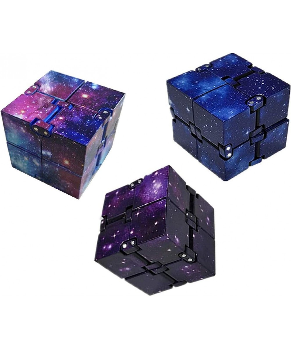 3PCS Infinity Fidget Cube for Adults Kids Cool Mini Gadget Spinner Best for Stress and Anxiety Relief Kill Time Toys Infinite...