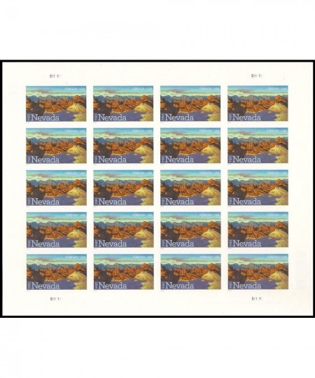 Nevada Statehood Stamps Sheet of 20 Forever U.S. Postage Stamps Scott 4907 $57.47 - Collectibles Display & Storage