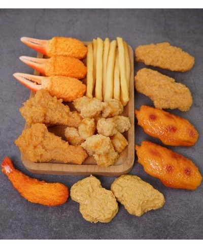 2pcs Artificial Fake Chicken Wings Model Lifelike Teaching Tools Restaurant Window Display Party Tricky Props $16.63 - Toy Ki...