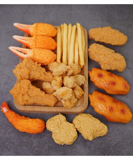 2pcs Artificial Fake Chicken Wings Model Lifelike Teaching Tools Restaurant Window Display Party Tricky Props $16.63 - Toy Ki...